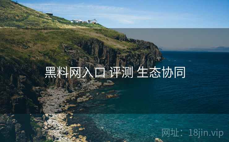 黑料网入口 评测 生态协同