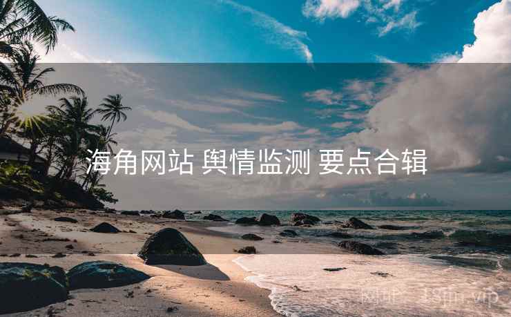 海角网站 舆情监测 要点合辑