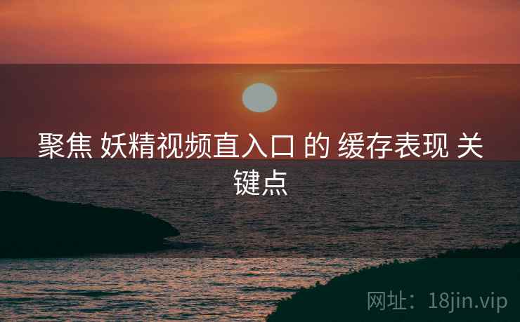 聚焦 妖精视频直入口 的 缓存表现 关键点