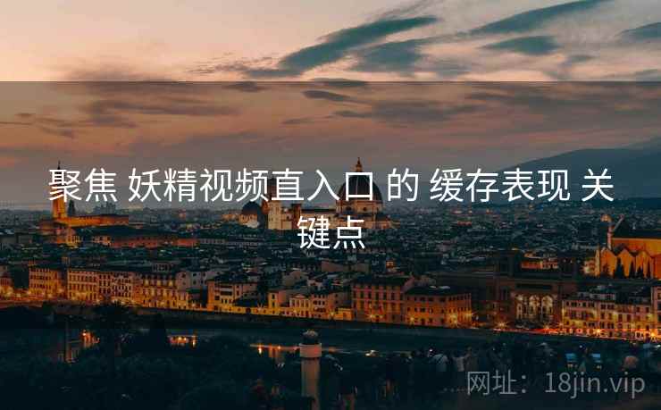 聚焦 妖精视频直入口 的 缓存表现 关键点