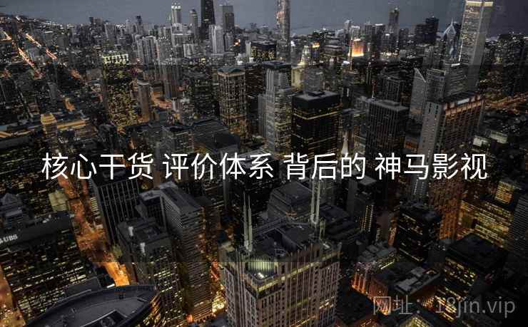 核心干货 评价体系 背后的 神马影视